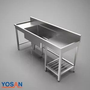 שולחן כיור HD מנירוסטה