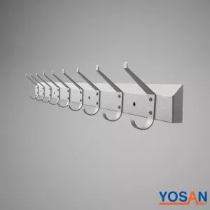 מתלה מנירוסטה לכובעים